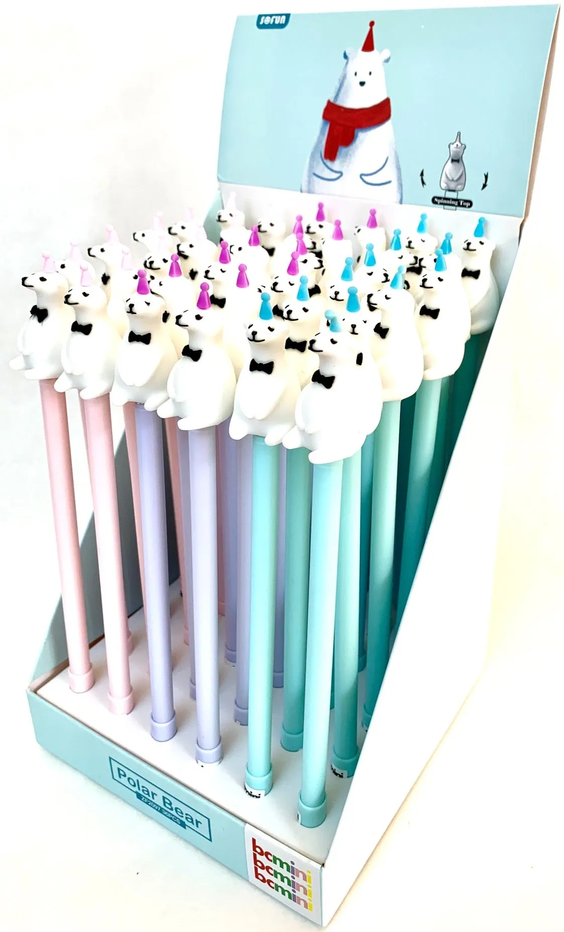 223332 SPINNING POLAR BEAR GEL PEN-17