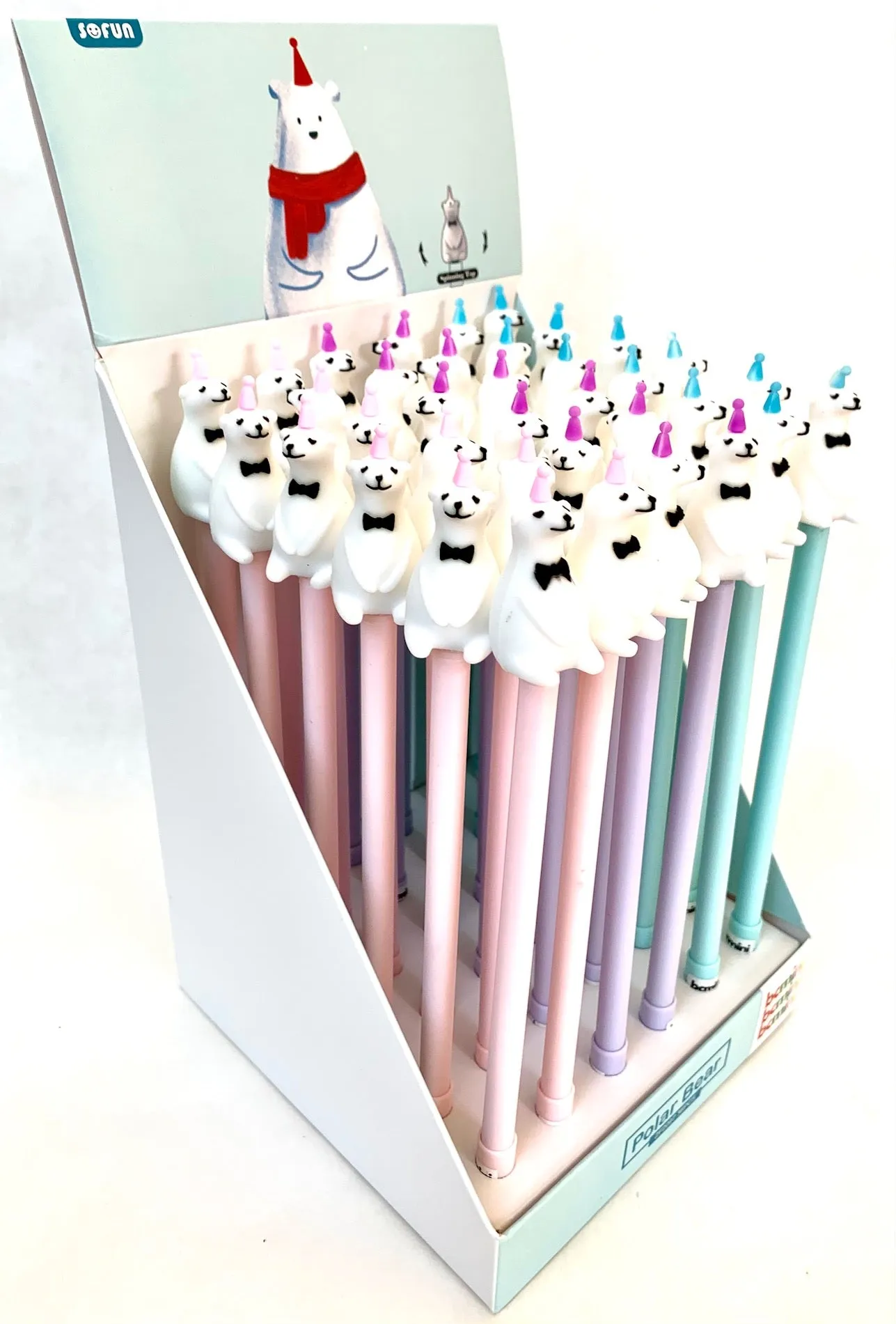 223332 SPINNING POLAR BEAR GEL PEN-17