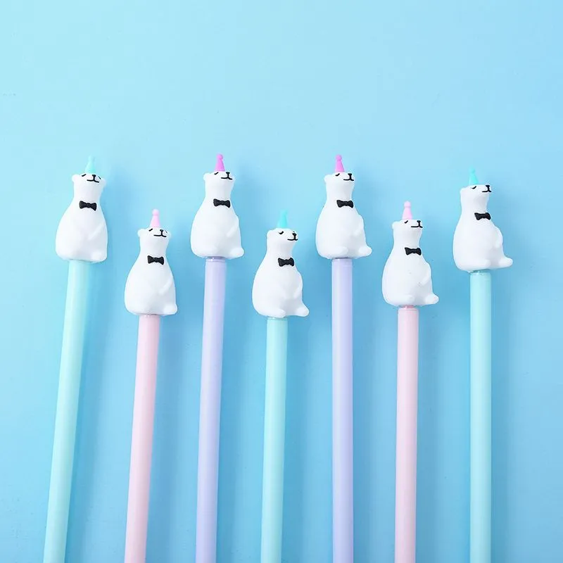 223332 SPINNING POLAR BEAR GEL PEN-17