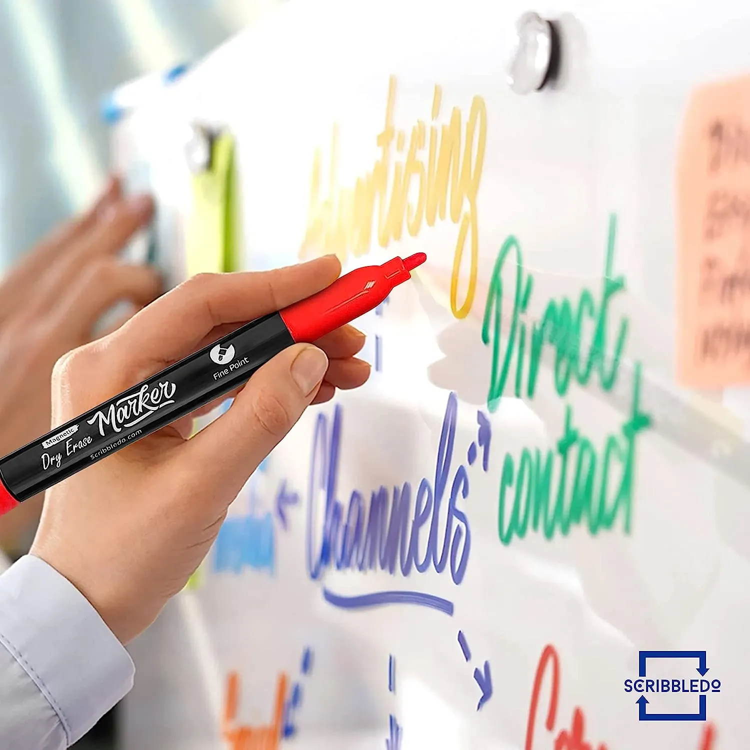 36 pack Fine Tip Dry Erase Color Markers