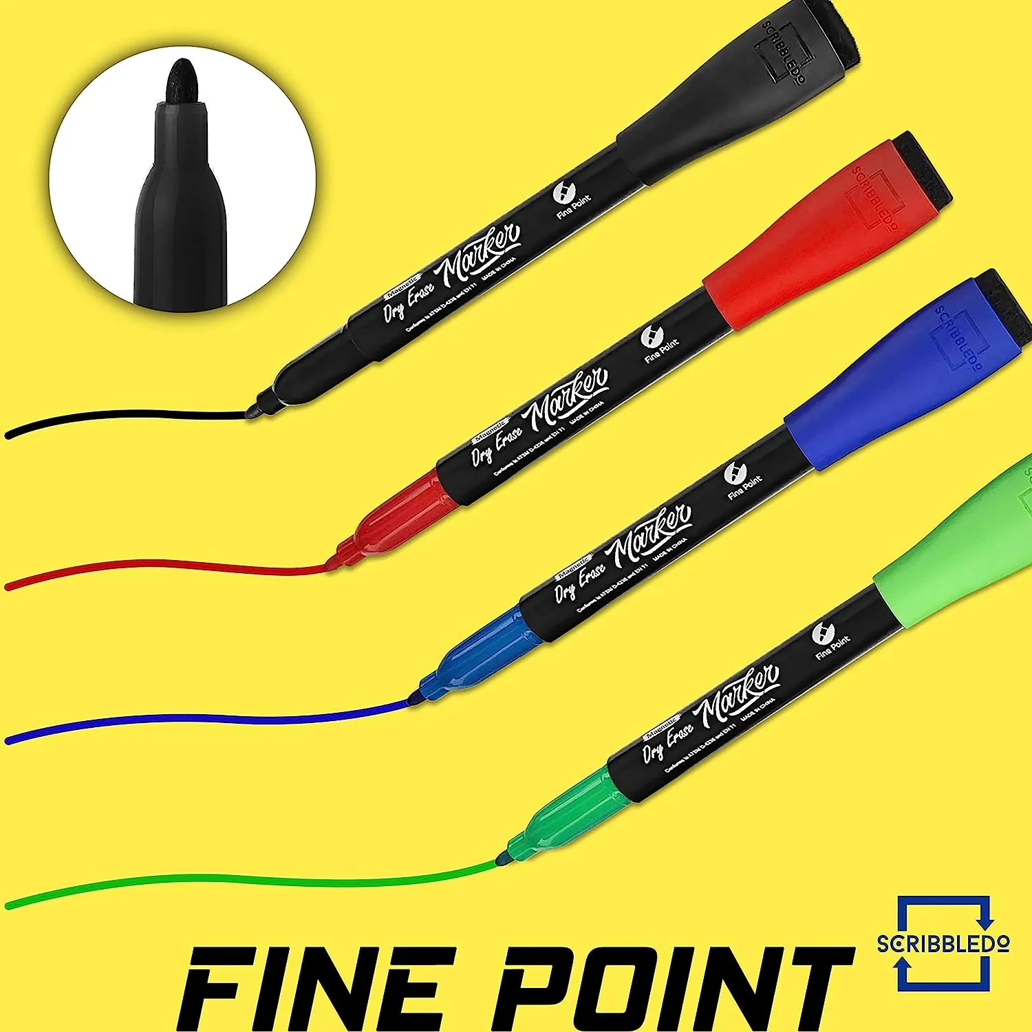36 pack Fine Tip Dry Erase Color Markers