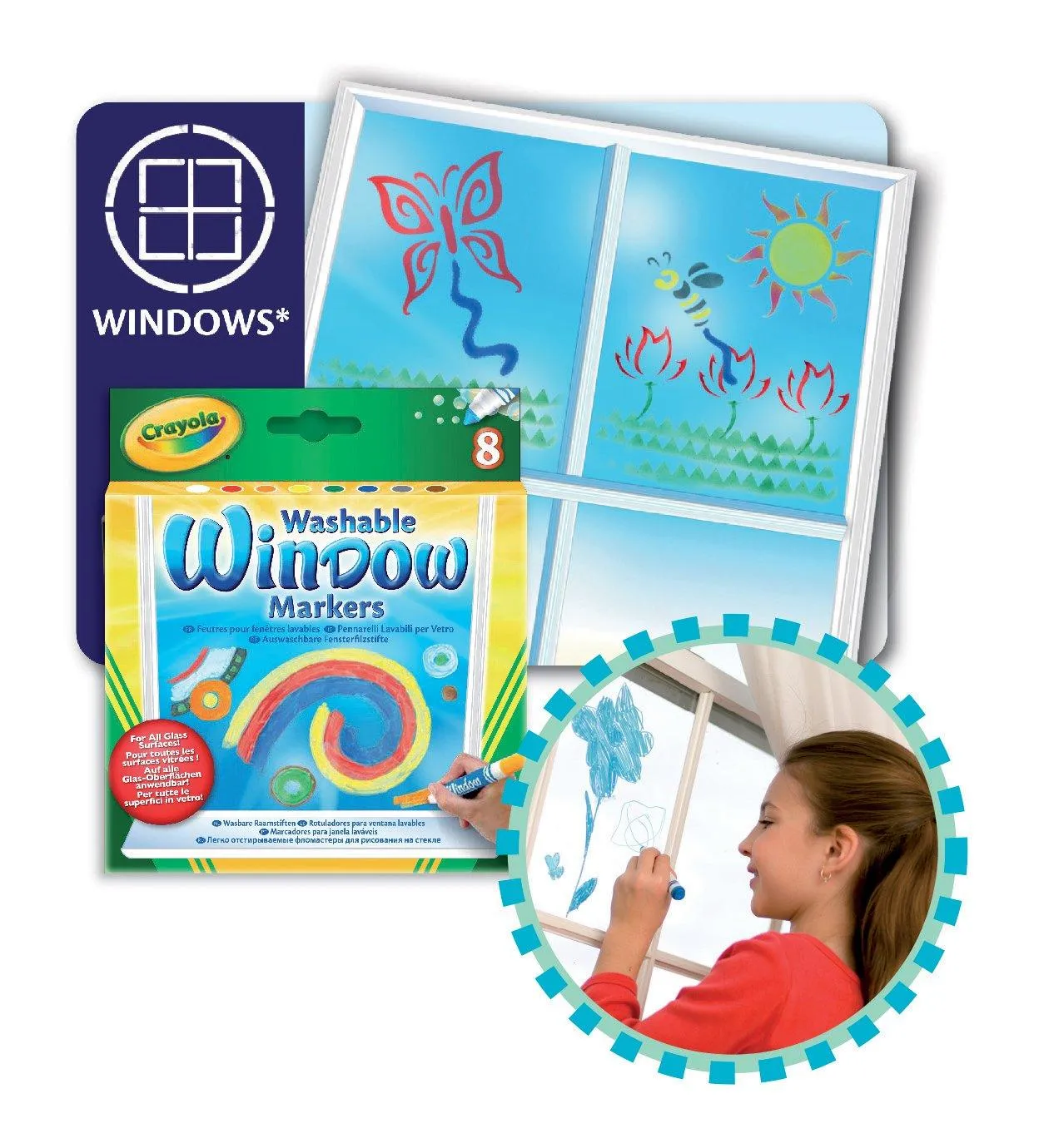 8 Window Markers