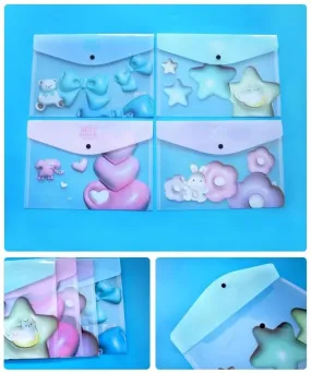 A Adorable Bear File Folder For Everyone (Pack of 4, multi-color)