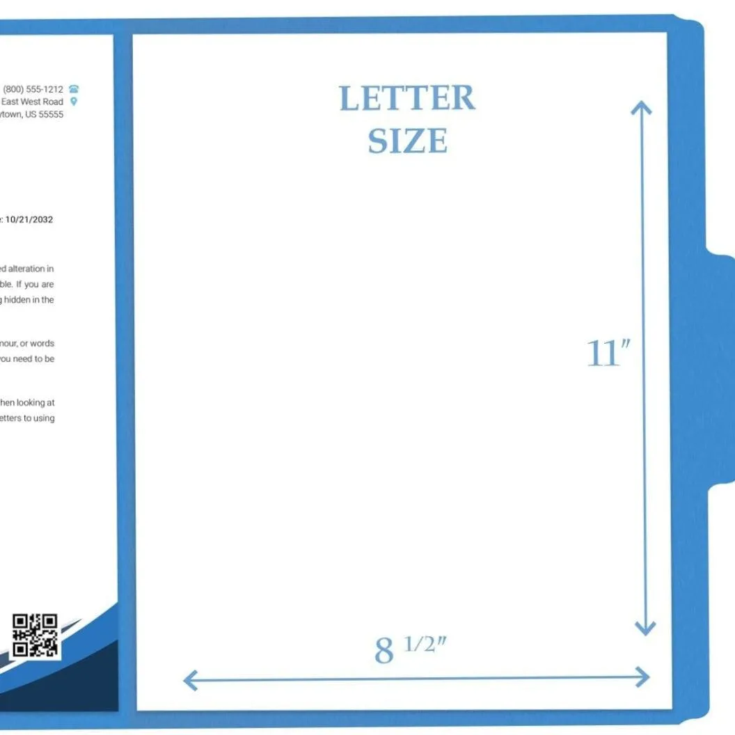 A  Homework 6pc File Folders - Letter Size