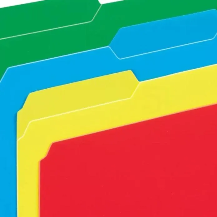 A  Homework 6pc File Folders - Letter Size