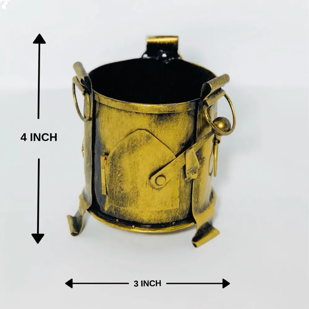 Antique Metal Pen Holder