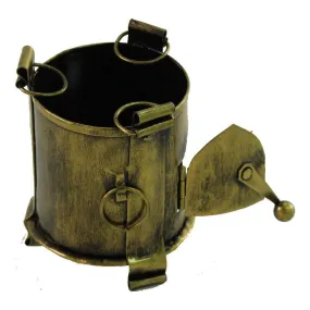 Antique Metal Pen Holder