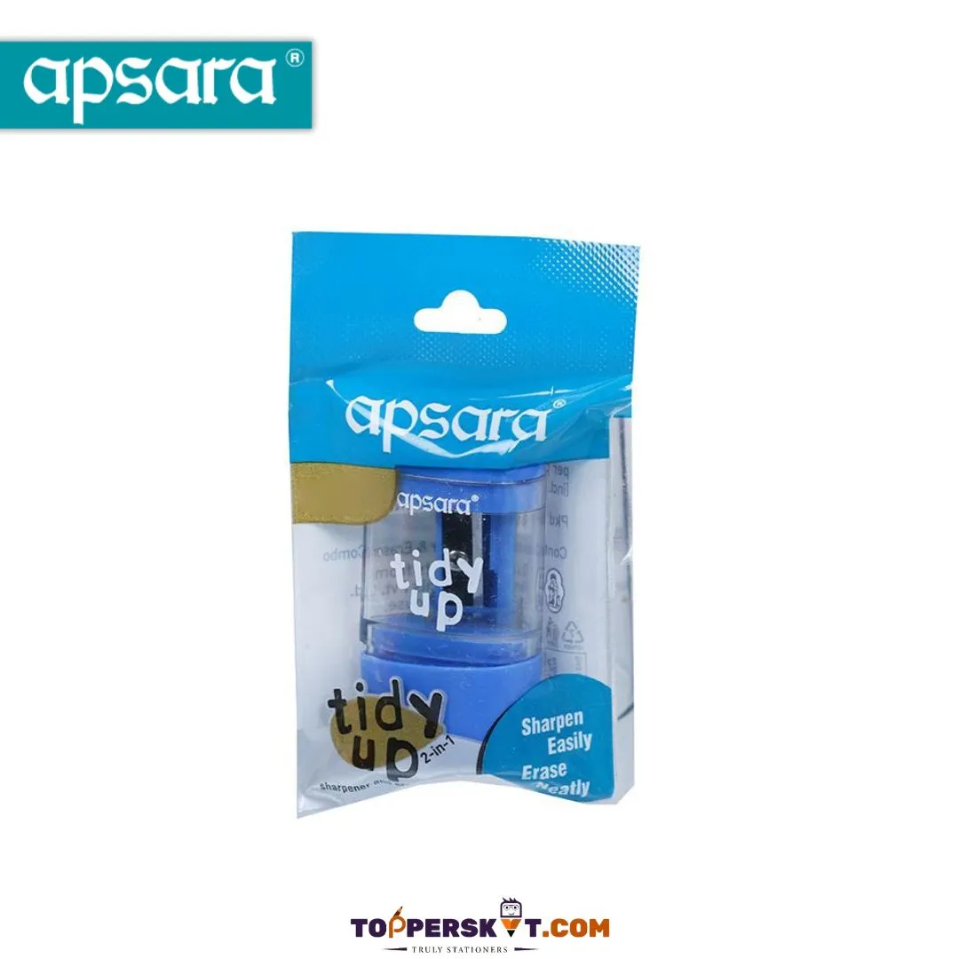 Apsara Tidy Sharpener With Eraser Combo ( Pack Of 1 )