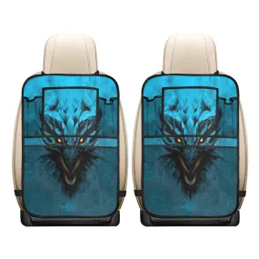 Aqua Shadow Dragon Bucket Seat Back Organizer (2-Pack)