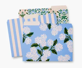 Assorted File Folders - Hydrangea