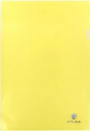 Atlas Clear Folder PP A4 Yellow