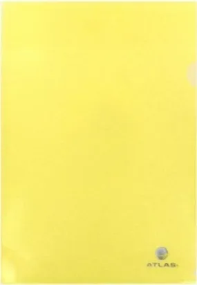 Atlas Clear Folder PP A4 Yellow