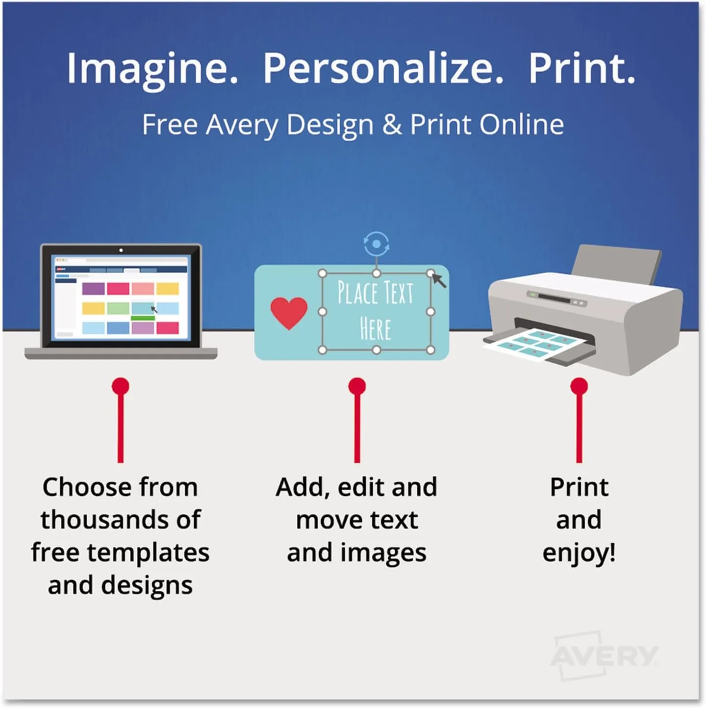 Avery Jan-Dec 12 Tab Dividers for 3 Ring Binders, Customizable Table of Contents, Multicolor Tabs, 6 Sets