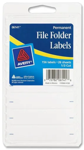 AVERY - Products File Folder Labels White - 156 Labels