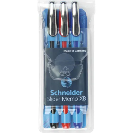 BALL POINT PEN SLIDER MEMO 3 PCS SET-150293