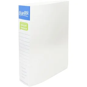 Bantex Poly Ring Binder 2D 38Mm A4 White