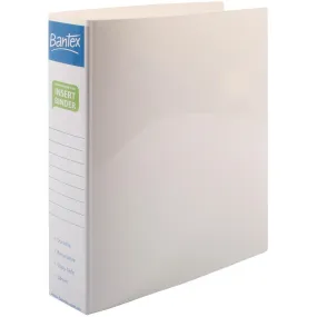 Bantex Poly Ring Binder 3D 38Mm A4 White