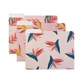 Birds of Paradise File Folders, Set of 3