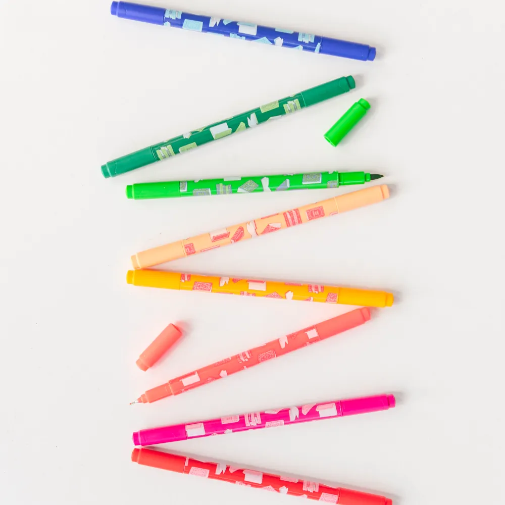 Book Club Felt Tip Marker Set