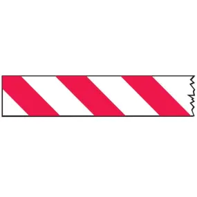 Brady Economy Barricade Tapes Red/White Stripes