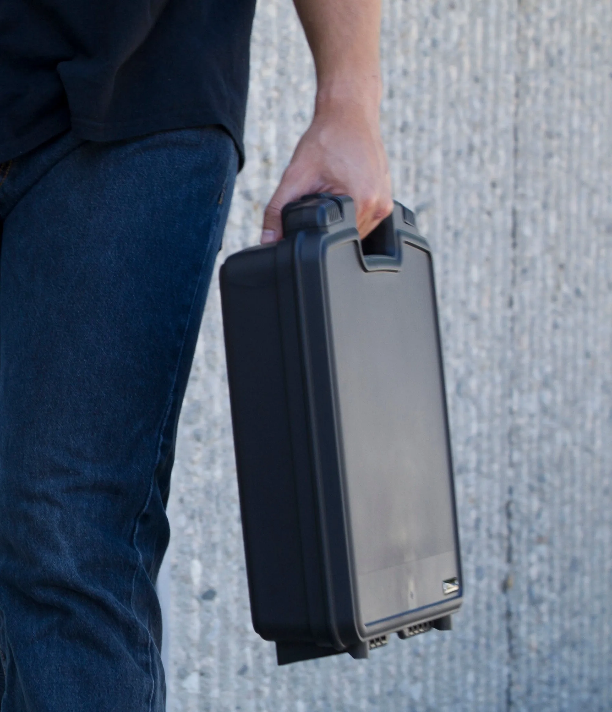 CLOUD/TEN 15.5" Hard Travel Case with Padlock Rings and Customizable Foam - Fits Accessories up to 13.25" x 10.5" x 2"