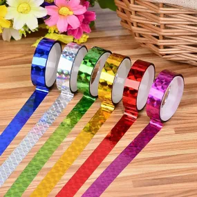 Coloured Sparkle Tape – 1/2 Inch for Creative Projects (Pack of 36 )