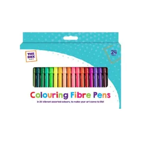 Colouring Fibre Pens 24PK