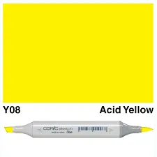 Copic Sketch Marker Y 08 Acid Yellow