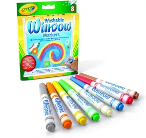 Crayola Washable Window Markers Pack of 8 588165
