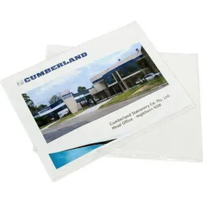Cumberland Heavy Duty Sheet Protector A3 Clear Pack 25