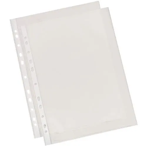 Cumberland Sheet Protector Pvc 200 Micron Extra Heavy Duty Glass A3 Clear Pack 25