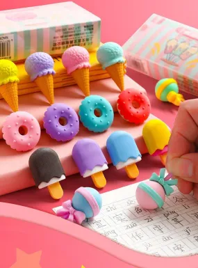 Cute Eraser Set For kids (Pack of 1 , Assorted Design)