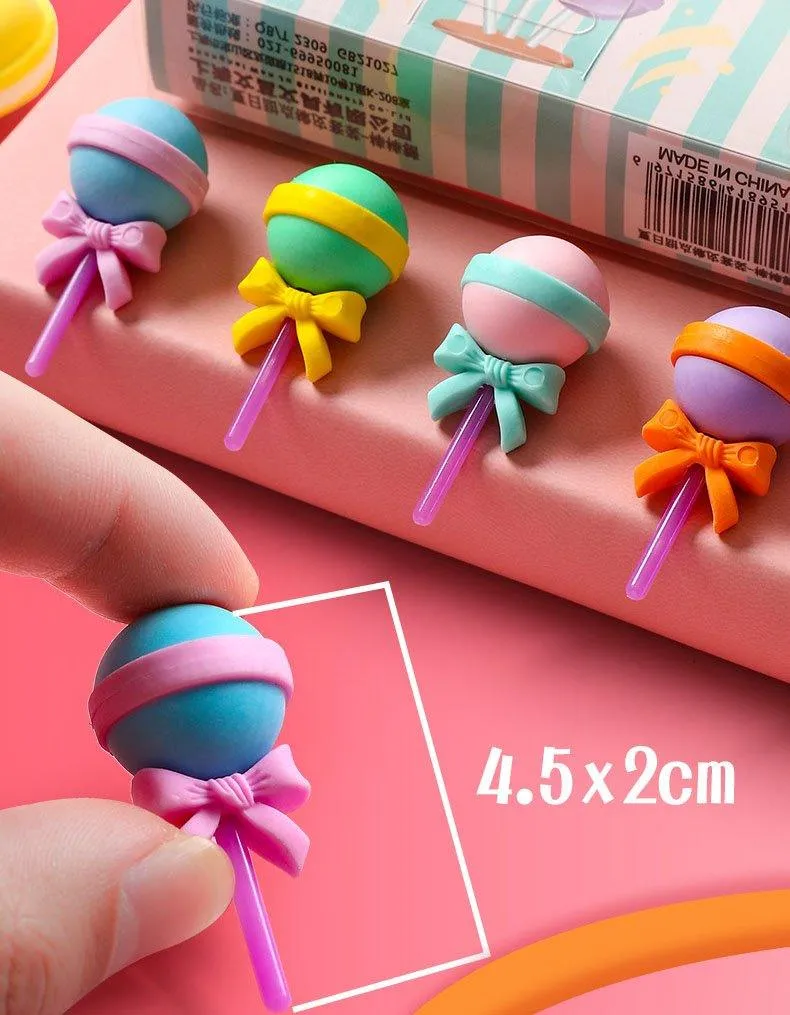 Cute Eraser Set For kids (Pack of 1 , Assorted Design)