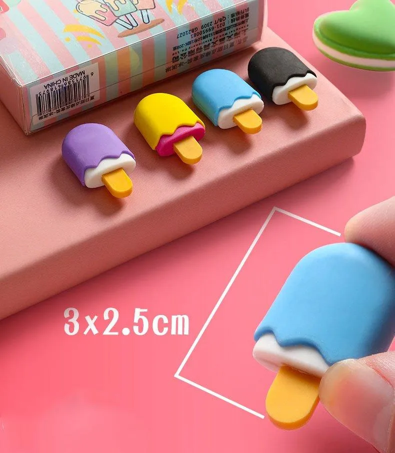 Cute Eraser Set For kids (Pack of 1 , Assorted Design)
