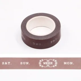 Day Washi Tape