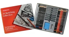 Derwent Sketching Collection - Tin of 24