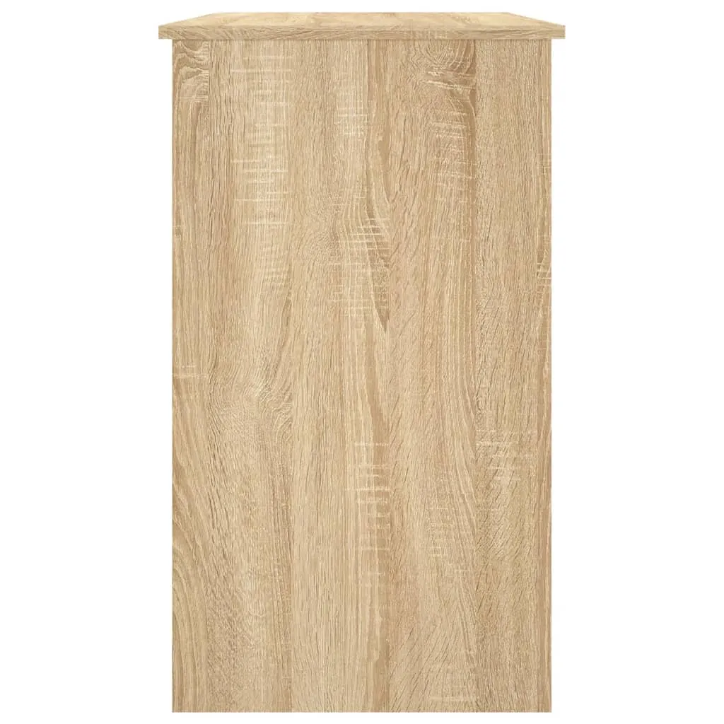 Desk Sonoma Oak 90x45x76 cm Engineered Wood
