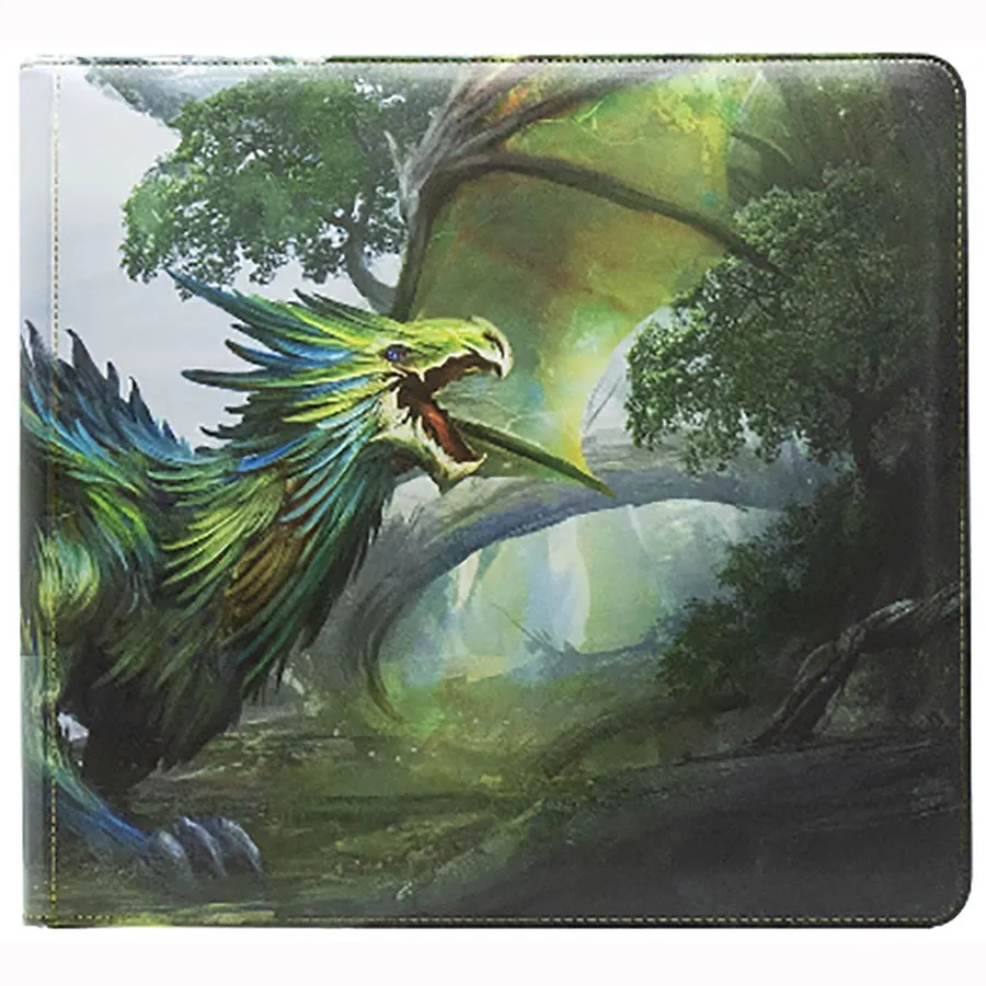 Dragon Shield: Card Codex Zipster Binder - XL Olive Lavron