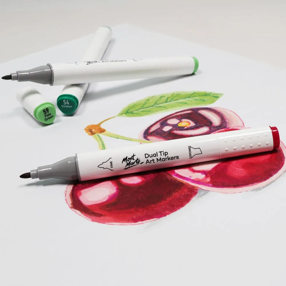 Dual Tip Art Marker Premium - Ice Blue 65