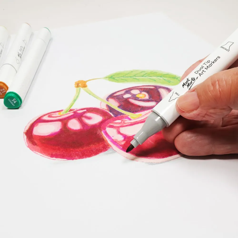 Dual Tip Art Marker Premium - Ice Blue 65