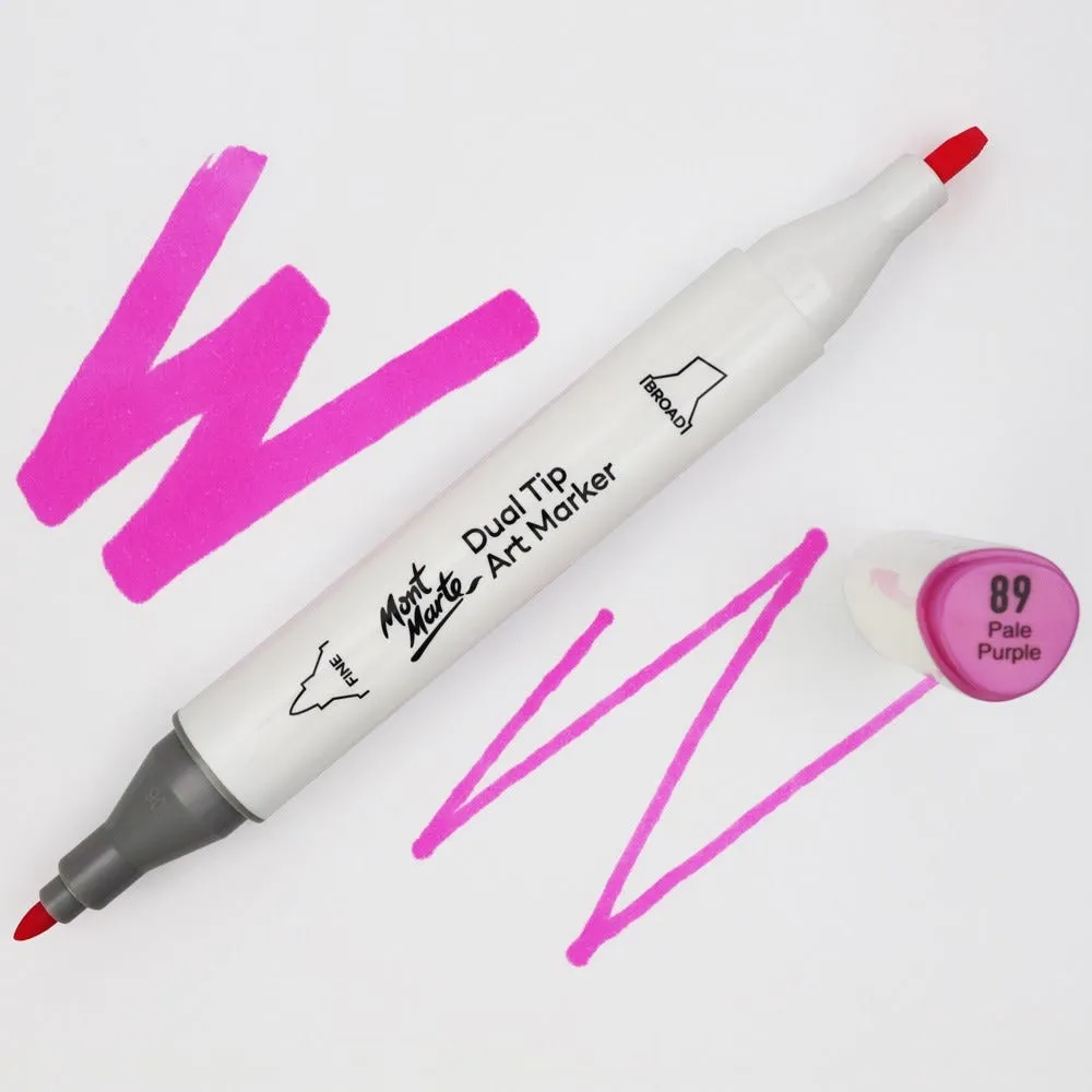 Dual Tip Art Marker Premium - Pale Purple 89