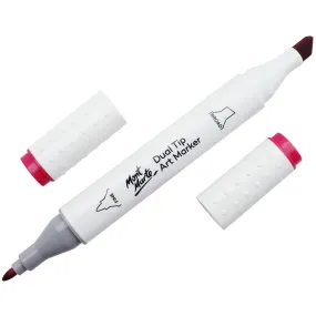 Dual Tip Art Marker Premium - Rose Red 3