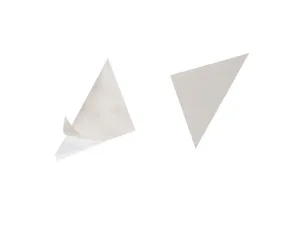 Durable CORNERFIX Self-Adhesive Triangle Corner Pockets | 100 Pack | 125 x 125mm