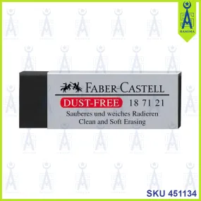 FABER CASTELL 187121 DUST FREE ERASER 1'S