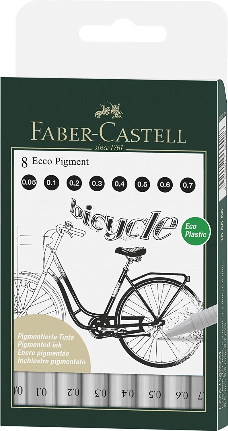 FABER-CASTELL FTP Ecco Pigment 0.05/1/2/3/4/5/6/7