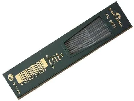 FABER-CASTELL TK 9071 leads - 2B (Pack of 5pc)