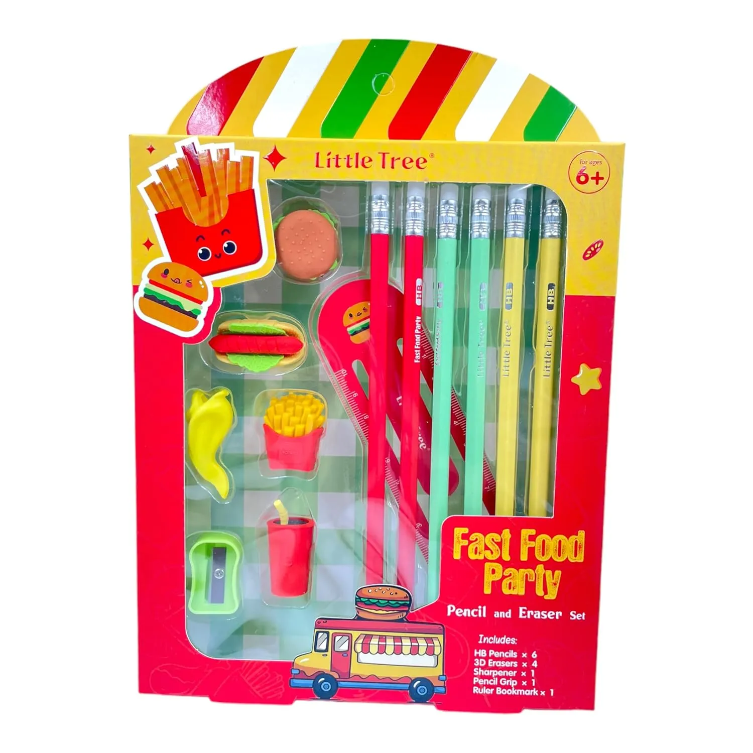 Fast Food-Themed Stationery Set for Kids