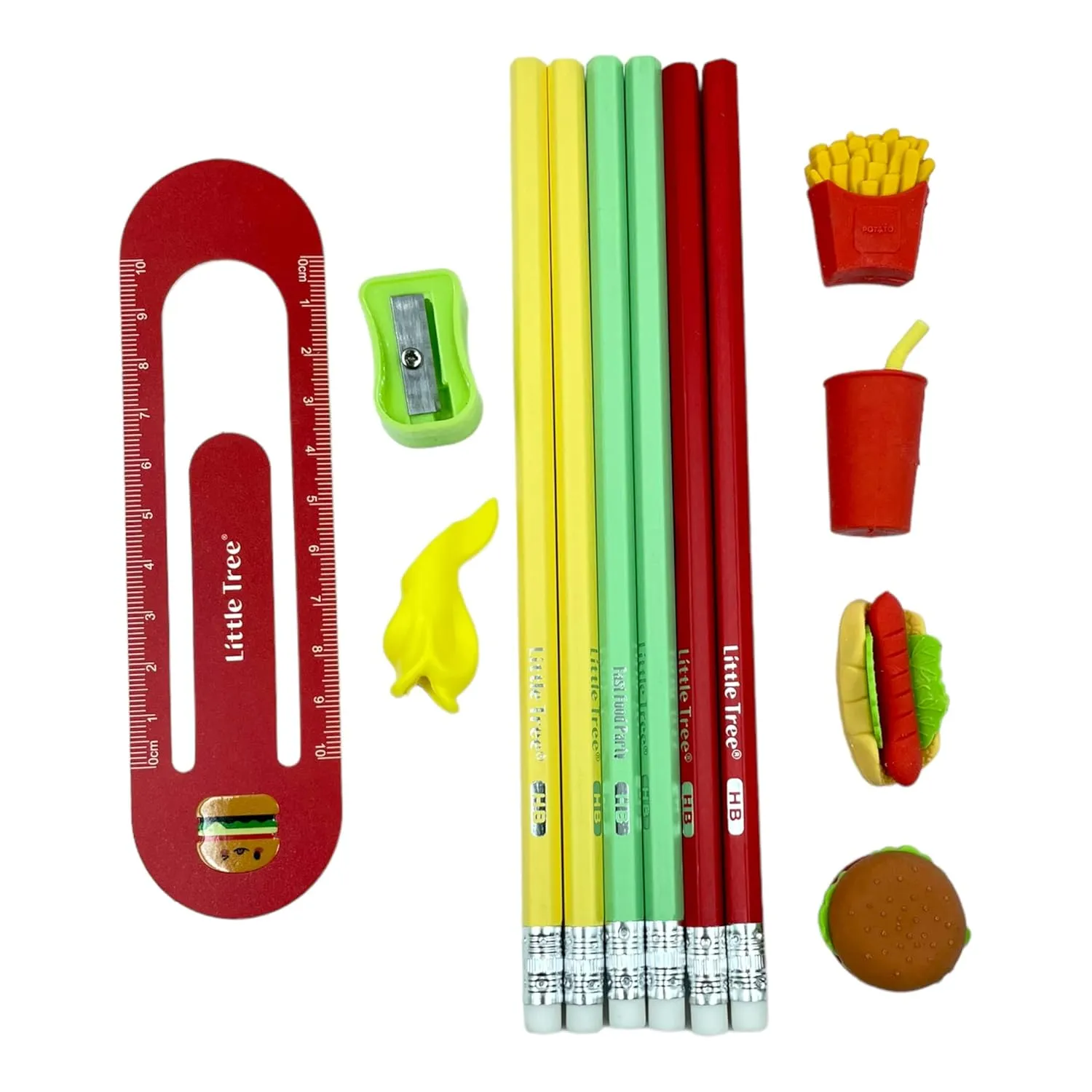 Fast Food-Themed Stationery Set for Kids