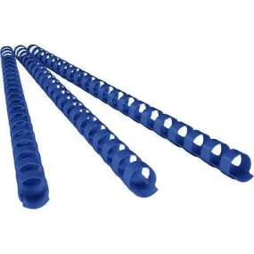 Fellowes Plastic Binding Combs Round 21 Loop 6Mm A4 Blue Pack 100
