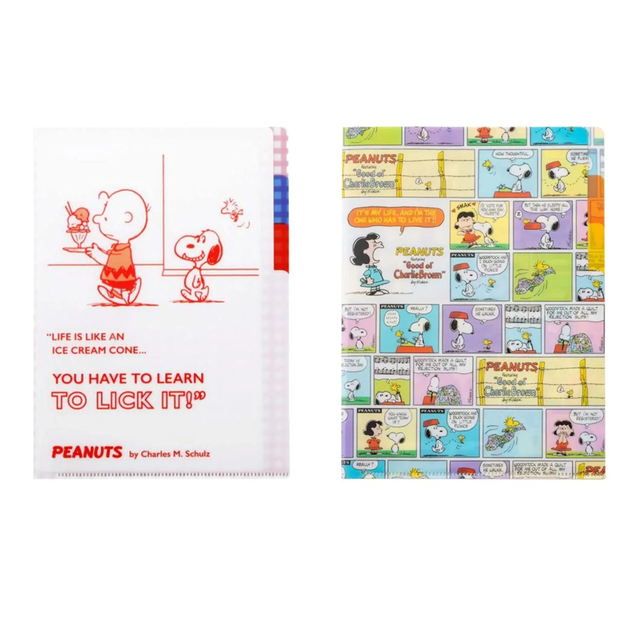File Folder Snoopy SUN-STAR Index Folder Organizer A5 Cartoon Stationery Student School Teacher Office S21342